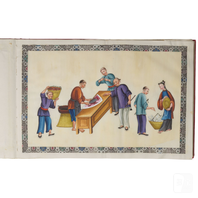 中國畫家 十九世紀 街邊商販圖冊頁十二開 | CHINESE ARTIST (19TH CENTURY) - 图17